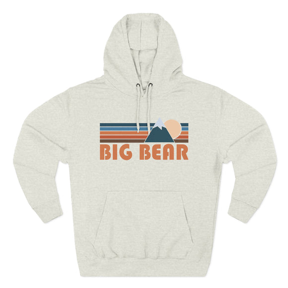 Big Bear, California Hoodie - Retro Mountain Unisex Sweatshirt