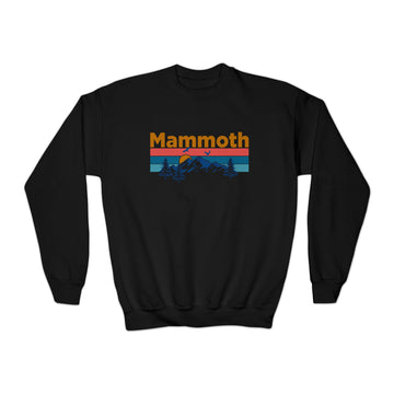 Mammoth, California Youth Sweatshirt - Unisex Kid's Mammoth Crewneck Sweatshirt - 0