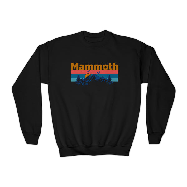 Mammoth, California Youth Sweatshirt - Unisex Kid's Mammoth Crewneck Sweatshirt