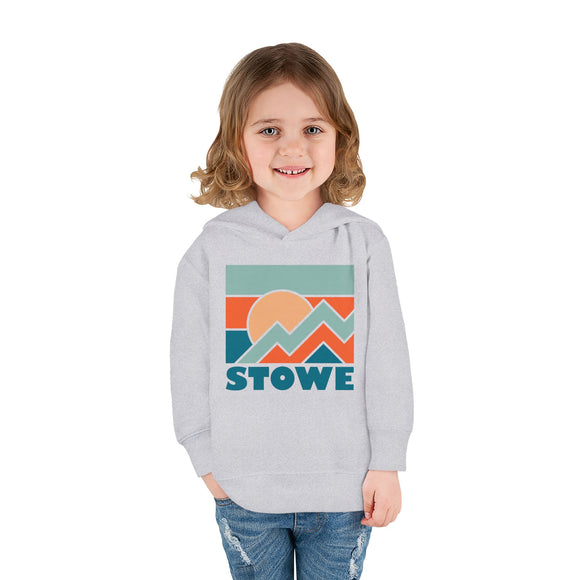 Stowe, Vermont Toddler Hoodie - Unisex Stowe Toddler Sweatshirt