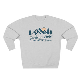 Premium Jackson Hole, Wyoming Sweatshirt - Unisex Sweatshirt