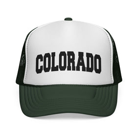 Buy dark-green Colorado Retro Collegiate Style Trucker Hat
