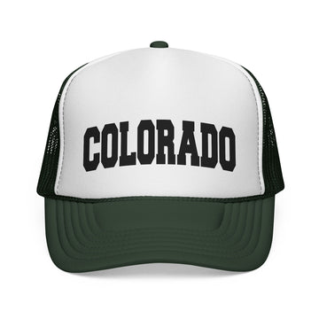 Buy dark-green Colorado Retro Collegiate Style Trucker Hat