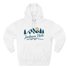 Premium Jackson Hole, Wyoming Hoodie - Unisex Jackson Hole Sweatshirt