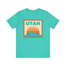 Retro Utah T-Shirt, Mountain Sun Tee, Unisex Graphic Shirt, Vintage Utah Top, Outdoor Adventure Clothing-5