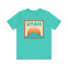 Retro Utah T-Shirt, Mountain Sun Tee, Unisex Graphic Shirt, Vintage Utah Top, Outdoor Adventure Clothing