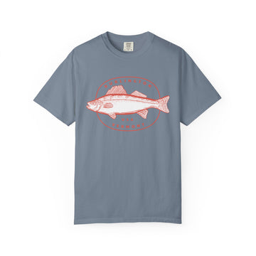 Burlington, Vermont Tee, Comfort Colors 100% Cotton Fishing T shirt - 0