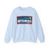 Wyoming Sweatshirt - Mountain Graphic Crewneck