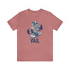 Vail, Colorado T-Shirt - Skeleton Skier Unisex Vail Shirt