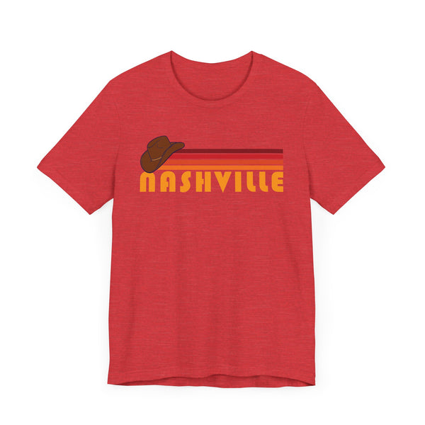 Nashville, Tennessee T-Shirt Retro Hat - Adult Unisex Nashville T Shirt
