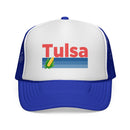 Tulsa, Oklahoma Retro Corn and Farm Trucker Hat-4