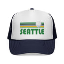 Seattle,  Washington Retro  Washington Trucker Hat-5