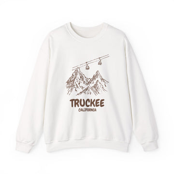 Truckee, California Mountain Gondola Sweatshirt, Travel Graphic - 0