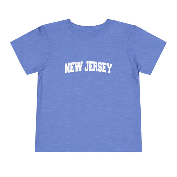 New Jersey Toddler Graphic Tee - Kids New Jersey Vacation Shirt