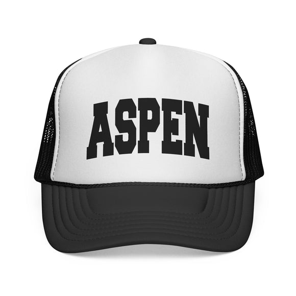 Aspen, Colorado Collegiate Style Trucker Hat