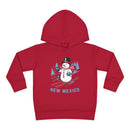 New Mexico Toddler Hoodie - Unisex Skiing Snowman New Mexico Sweatshirt-5