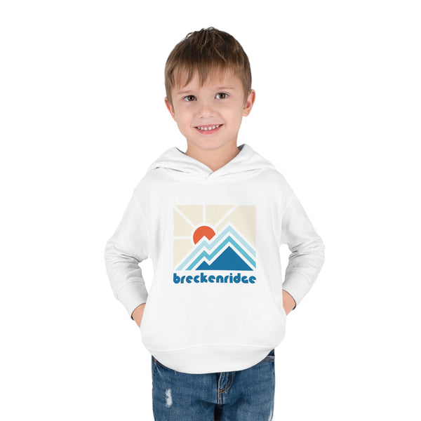 Breckenridge, Colorado Toddler Hoodie - Minimal Style Unisex Breckenridge Toddler Sweatshirt