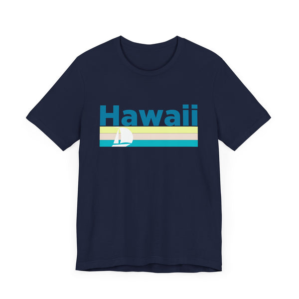 Hawaii T Shirt - Sailboat Graphic Hawaii Tee