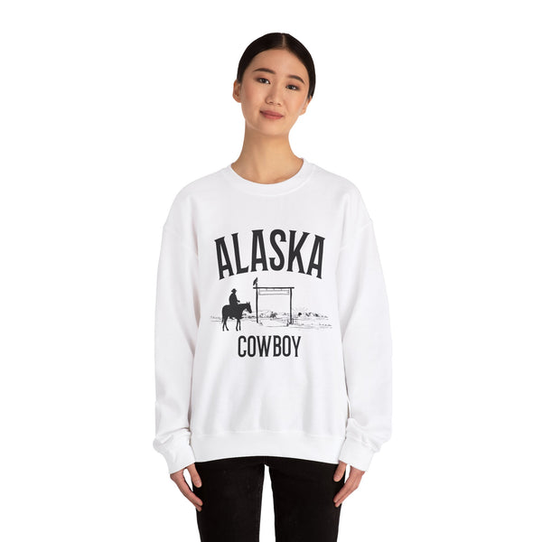 Alaska Sweatshirt - Mountain Cowboy Graphic Crewneck