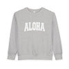 Aloha Toddler Sweatshirt - Aloha Toddler Crewneck Sweatshirt