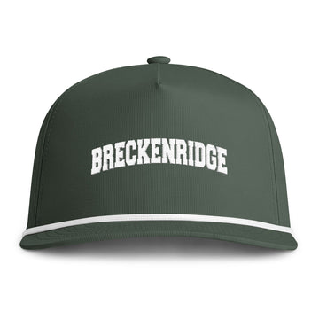 Buy moss Breckenridge, Colorado Embroidered Rope Hat - Vintage Sunwashed Rope Cap, Comfort Colors
