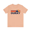 Retro Ouray, Colorado T-shirt, Mountain Tee, Vintage Ouray Unisex Jersey Shirt, Outdoor Hiking Apparel