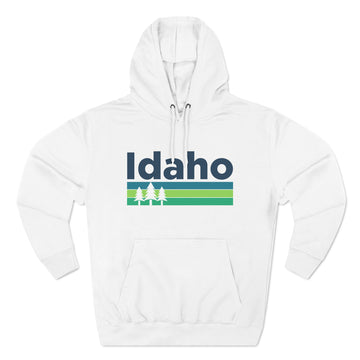 Buy white Premium Idaho Hoodie - Retro Unisex Sweatshirt