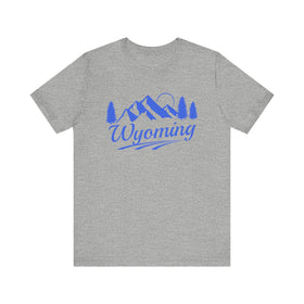 Wyoming T-Shirt - Retro Mountain Unisex Wyoming Shirt