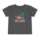 Orlando, Florida Toddler T-Shirt - Retro Palm Tree Toddler Orlando Shirt-1