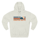Crested Butte, Colorado Hoodie - Retro Mountain Unisex Sweatshirt-4