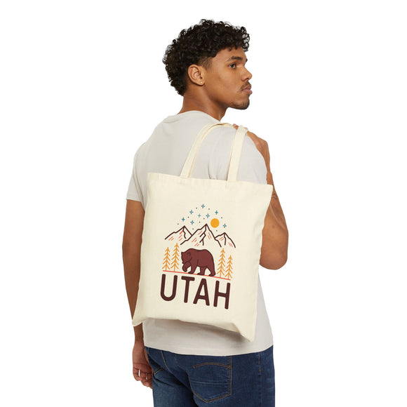 Utah Tote Bag - Cotton Canvas Utah Bag