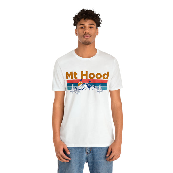 Mt Hood, Oregon Shirt - Mountain Sunset Unisex Mt Hood T-Shirt