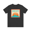 Retro Park City, Utah T-Shirt, Mountain Sun Tee, Unisex Graphic Shirt, Vintage Park City, Utah Top, Outdoor Adventure Clothing