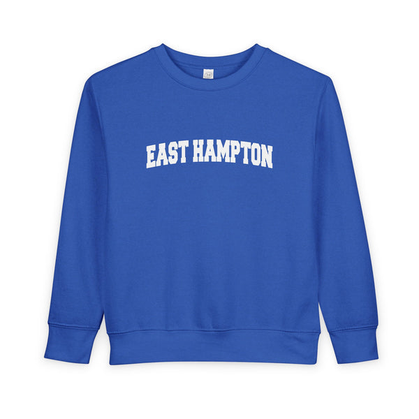 East Hampton, New York Toddler Sweatshirt - East Hampton Toddler Crewneck Sweatshirt