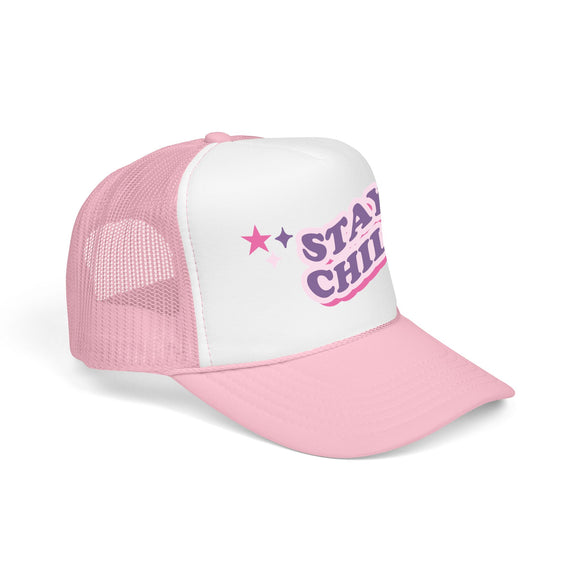 Stay Chill Trucker Hat Boho