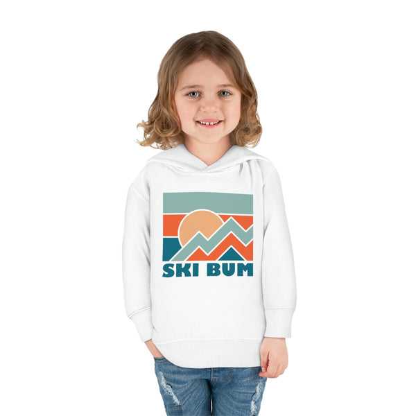 Ski Bum Toddler Hoodie - Unisex Ski Bum Toddler Sweatshirt