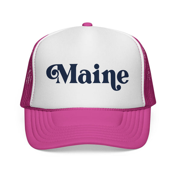 Maine Retro Mountains Trucker Hat