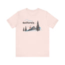 California T-Shirt - Retro Ski Mountain Gondola Unisex California Shirt-1