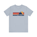 Retro Montpelier, Vermont T-shirt, Mountain Tee, Vintage Montpelier Unisex Jersey Shirt, Outdoor Hiking Apparel-6