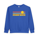 Solana Beach, Florida Toddler Sweatshirt - Retro Sun Solana Beach Toddler Crewneck Sweatshirt-2