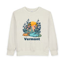 Vermont Toddler Sweatshirt - Vermont Toddler Crewneck Sweatshirt-1