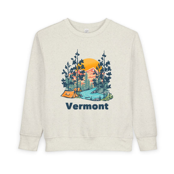 Vermont Toddler Sweatshirt - Vermont Toddler Crewneck Sweatshirt