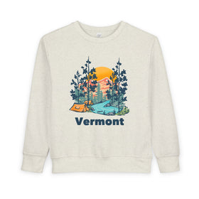 Vermont Toddler Sweatshirt - Vermont Toddler Crewneck Sweatshirt