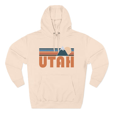 Utah Hoodie - Retro Mountain Unisex Sweatshirt