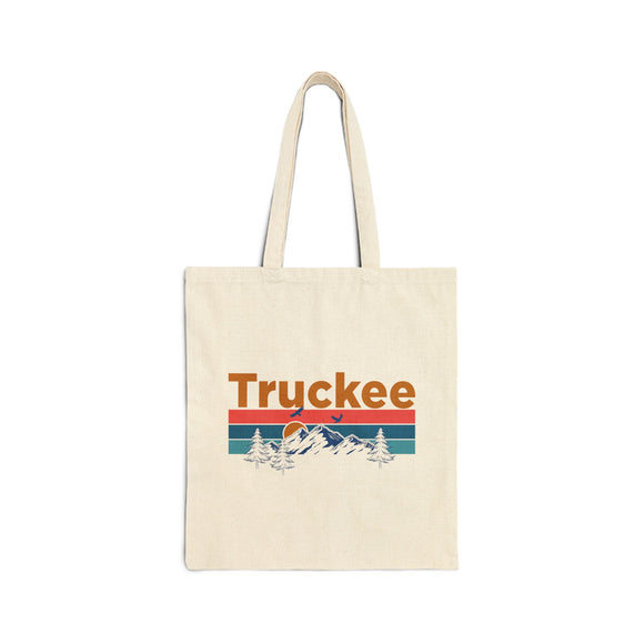 Truckee, California Tote Bag - Cotton Canvas Truckee Bag