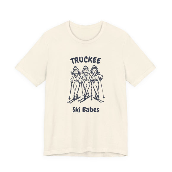 Truckee, California Ski Babes T‑Shirt — Retro Skiing Graphic Tee