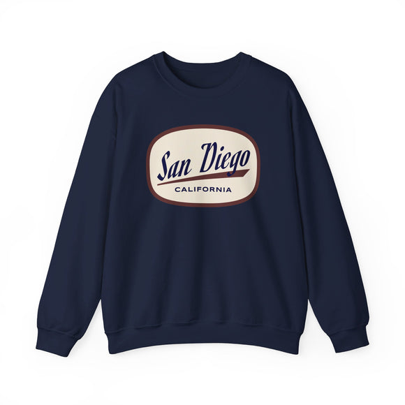 San Diego, California Sweatshirt - Unisex Retro Crewneck San Diego Sweatshirt
