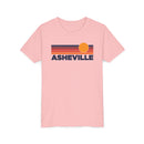 Asheville, North Carolina Youth T-Shirt — Retro Sun Tee-5