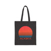 Alaska Cotton Canvas Alaska Tote Bag - Retro 80s