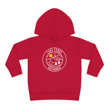 Buy vintage-red Lake Tahoe, California Toddler Hoodie - Unisex Lake Tahoe Toddler Sweatshirt